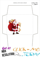Printable envelope to Santa template from toddler 41